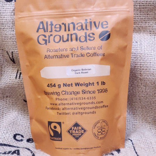 Organic Fairtrade Decaffeinated Coffee - Allons Y  Delivery